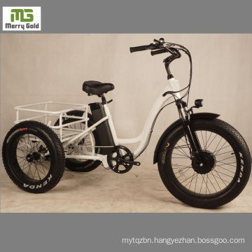 Hot Sale Adult 3 Wheel Electric Bicycle/ Lithium Battery Electric Tricycle Cargo